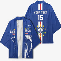 Custom Cape Verde Football Kimono Go Champions Blue Sharks - Wonder Print Shop