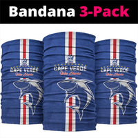 Cape Verde Football Neck Gaiter Go Champions Blue Sharks - Wonder Print Shop