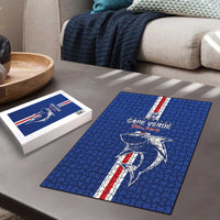 Cape Verde Football Puzzle Go Champions Blue Sharks - Wonder Print Shop