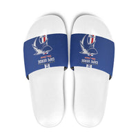 Cape Verde Football Slide Sandals Go Champions Blue Sharks - Wonder Print Shop