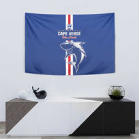 Cape Verde Football Tapestry Go Champions Blue Sharks - Wonder Print Shop