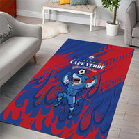 Cape Verde Football Area Rug One Team One Victory - Wonder Print Shop