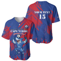 Custom Cape Verde Football Baseball Jersey One Team One Victory - Wonder Print Shop
