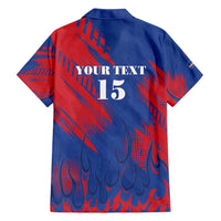 Custom Cape Verde Football Family Matching Off Shoulder Short Dress and Hawaiian Shirt One Team One Victory - Wonder Print Shop