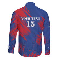 Custom Cape Verde Football Family Matching Puletasi and Hawaiian Shirt One Team One Victory - Wonder Print Shop