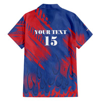 Custom Cape Verde Football Family Matching Short Sleeve Bodycon Dress and Hawaiian Shirt One Team One Victory - Wonder Print Shop