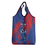 Cape Verde Football Grocery Bag One Team One Victory - Wonder Print Shop