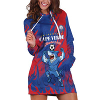 Custom Cape Verde Football Hoodie Dress One Team One Victory - Wonder Print Shop