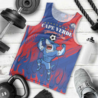 Custom Cape Verde Football Men Tank Top One Team One Victory - Wonder Print Shop
