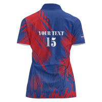 Custom Cape Verde Football Women Polo Shirt One Team One Victory - Wonder Print Shop