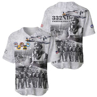 Red Tails Aviators Baseball Jersey WWII Heroes Tribute Retro Style - Wonder Print Shop