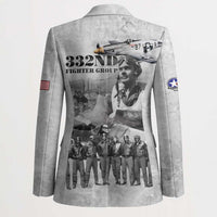 Red Tails Aviators Blazer WWII Heroes Tribute Retro Style - Wonder Print Shop