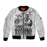 Red Tails Aviators Bomber Jacket WWII Heroes Tribute Retro Style - Wonder Print Shop