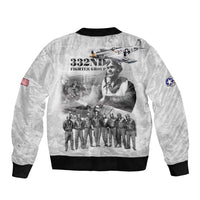 Red Tails Aviators Bomber Jacket WWII Heroes Tribute Retro Style - Wonder Print Shop