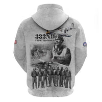 Red Tails Aviators Hoodie WWII Heroes Tribute Retro Style - Wonder Print Shop