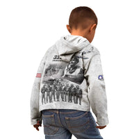 Red Tails Aviators Kid Hoodie WWII Heroes Tribute Retro Style - Wonder Print Shop