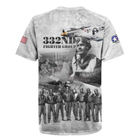 Red Tails Aviators Rugby Jersey WWII Heroes Tribute Retro Style - Wonder Print Shop