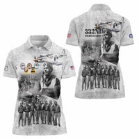 Red Tails Aviators Women Polo Shirt WWII Heroes Tribute Retro Style - Wonder Print Shop