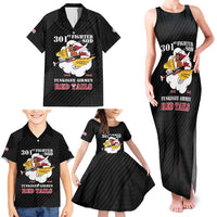 Personalized Tuskegee Airmen Red Tails Family Matching Tank Maxi Dress and Hawaiian Shirt 301st Fighter Squadron - Black - Wonder Print Shop