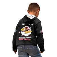 Personalized Tuskegee Airmen Red Tails Kid Hoodie 301st Fighter Squadron - Black - Wonder Print Shop