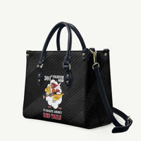 Tuskegee Airmen Red Tails Leather Bag 301st Fighter Squadron - Black - Wonder Print Shop