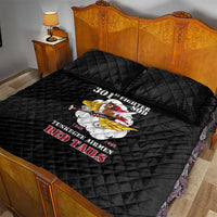 Tuskegee Airmen Red Tails Quilt Bed Set 301st Fighter Squadron - Black - Wonder Print Shop