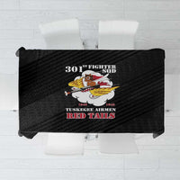 Tuskegee Airmen Red Tails Tablecloth 301st Fighter Squadron - Black - Wonder Print Shop