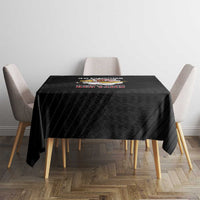 Tuskegee Airmen Red Tails Tablecloth 301st Fighter Squadron - Black - Wonder Print Shop