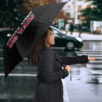 Tuskegee Airmen Red Tails Umbrella 301st Fighter Squadron - Black - Wonder Print Shop