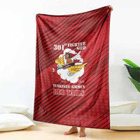 Tuskegee Airmen Red Tails Blanket 301st Fighter Squadron - Red - Wonder Print Shop