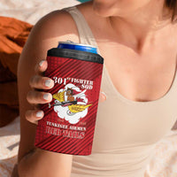 Personalized Tuskegee Airmen Red Tails 4 in 1 Can Cooler Tumbler 301st Fighter Squadron - Red - Wonder Print Shop