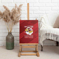 Tuskegee Airmen Red Tails Canvas Wall Art 301st Fighter Squadron - Red - Wonder Print Shop