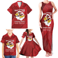 Personalized Tuskegee Airmen Red Tails Family Matching Tank Maxi Dress and Hawaiian Shirt 301st Fighter Squadron - Red - Wonder Print Shop