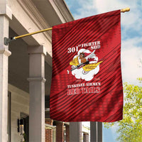 Tuskegee Airmen Red Tails Garden Flag 301st Fighter Squadron - Red - Wonder Print Shop