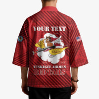 Personalized Tuskegee Airmen Red Tails Kimono 301st Fighter Squadron - Red - Wonder Print Shop