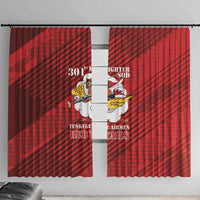 Tuskegee Airmen Red Tails Window Curtain 301st Fighter Squadron - Red - Wonder Print Shop