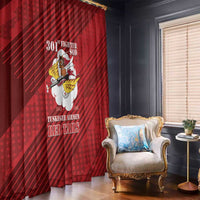 Tuskegee Airmen Red Tails Window Curtain 301st Fighter Squadron - Red - Wonder Print Shop