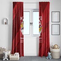 Tuskegee Airmen Red Tails Window Curtain 301st Fighter Squadron - Red - Wonder Print Shop