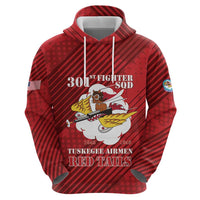 Personalized Tuskegee Airmen Red Tails Zip Hoodie 301st Fighter Squadron - Red - Wonder Print Shop