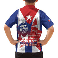 Cuba Liberation Day Family Matching Off Shoulder Short Dress and Hawaiian Shirt Che Guevara Revolution - Wonder Print Shop