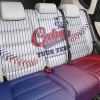 Custom Cuba Baseball Back Car Seat Cover Sporty Style - Wonder Print Shop