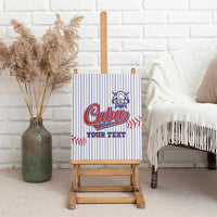 Custom Cuba Baseball Canvas Wall Art Sporty Style - Wonder Print Shop