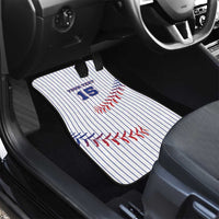 Custom Cuba Baseball Car Mats Sporty Style - Wonder Print Shop