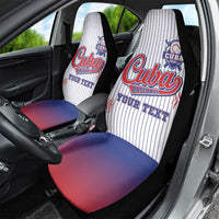 Custom Cuba Baseball Car Seat Cover Sporty Style - Wonder Print Shop