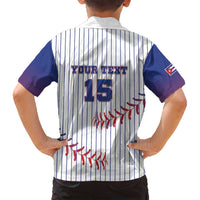 Custom Cuba Baseball Family Matching Long Sleeve Bodycon Dress and Hawaiian Shirt Sporty Style - Wonder Print Shop