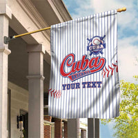Custom Cuba Baseball Garden Flag Sporty Style - Wonder Print Shop
