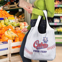 Custom Cuba Baseball Grocery Bag Sporty Style