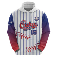 Custom Cuba Baseball Hoodie Sporty Style - Wonder Print Shop