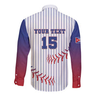 Custom Cuba Baseball Long Sleeve Button Shirt Sporty Style - Wonder Print Shop