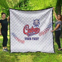 Custom Cuba Baseball Quilt Sporty Style - Wonder Print Shop